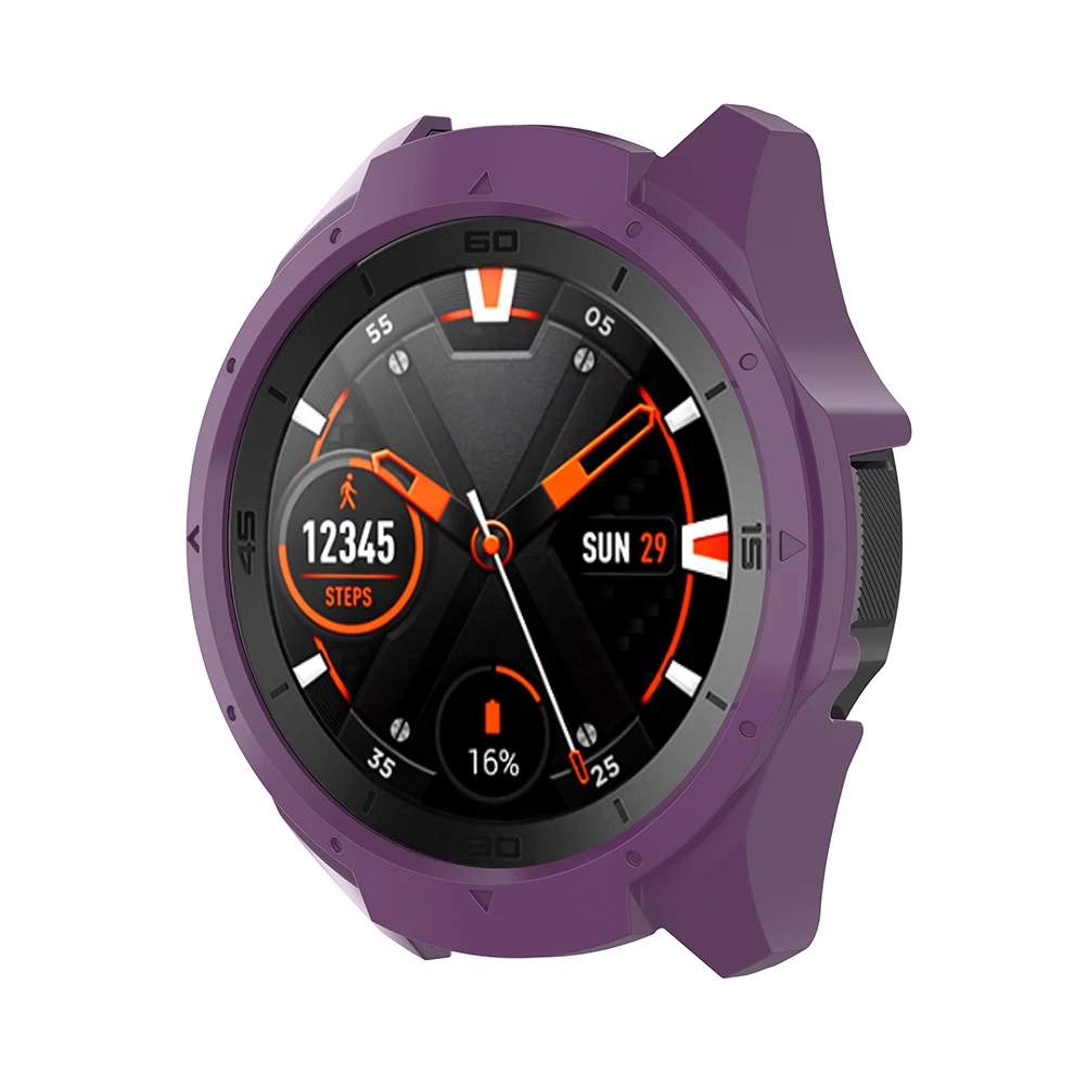 

Smart Watch Drop Resistance Protective Case Watch Protective Shell Compatible for Ticwatch S2 (Purple)