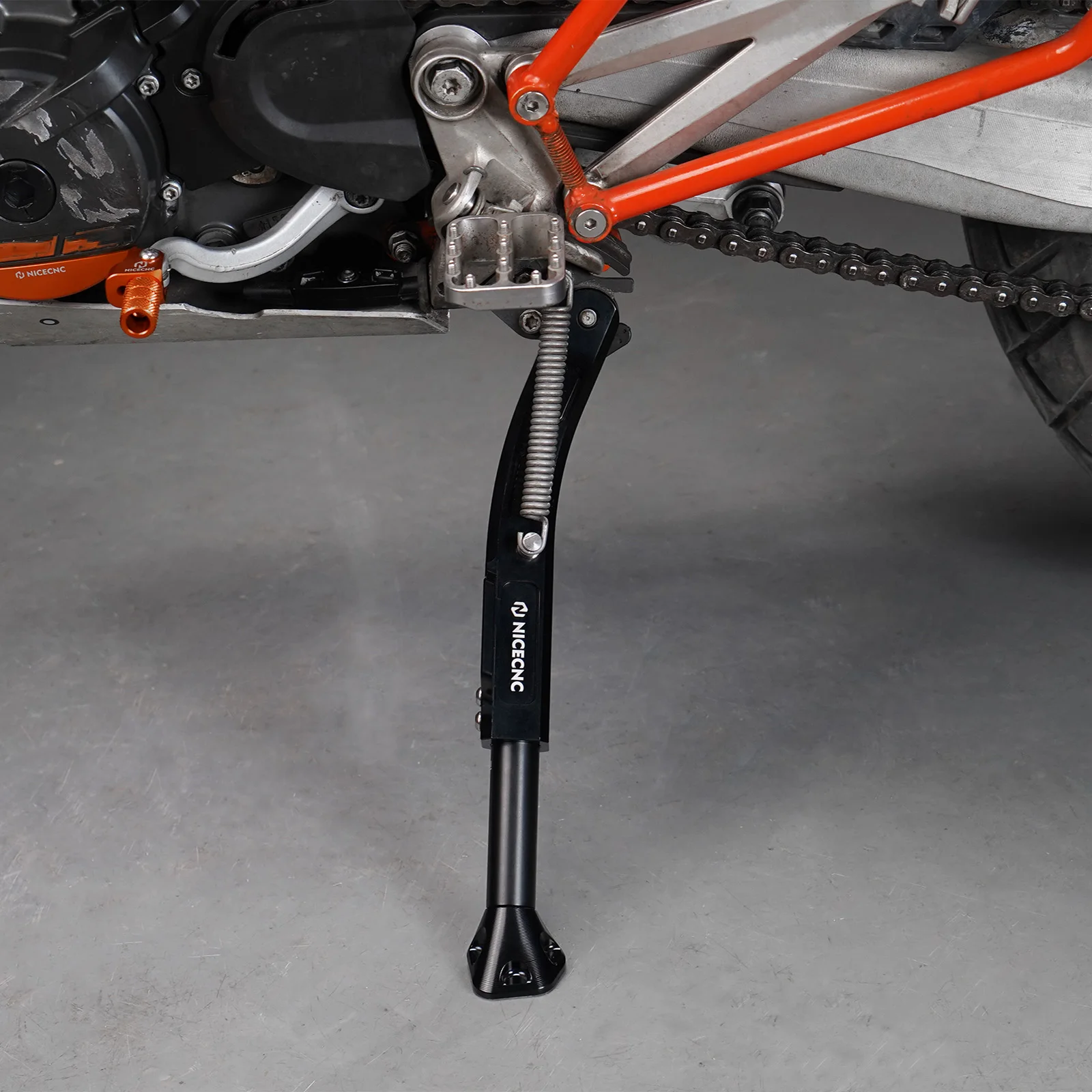 Für KTM 690 Enduro/R SMC/R 2008–2024, verstellbarer Ständer, Park-Seitenständer für Husqvarna 701 Enduro/Supermoto GasGas 700 ES/SM – Detail 9