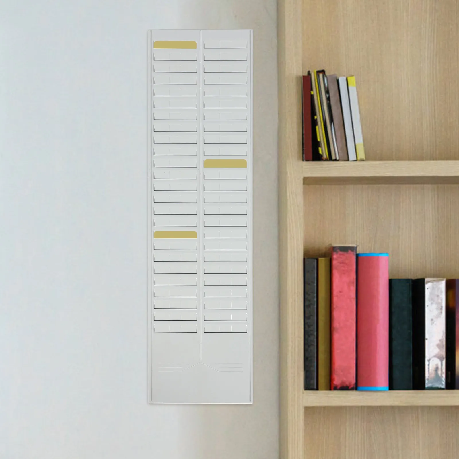 50-grids-card-holder-employee-badge-rack-attendance-clock-plastic-multi-grid-cards-information-manager-warehouse-material