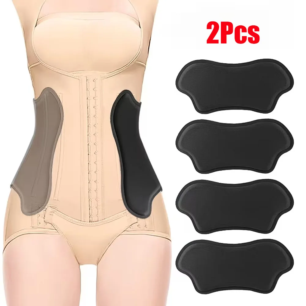 2pcs Butterfly-Shaped Side Waist Supports (Need to Be Worn with Shapewear), Side Waist Foam Pads, Side Waist Plates