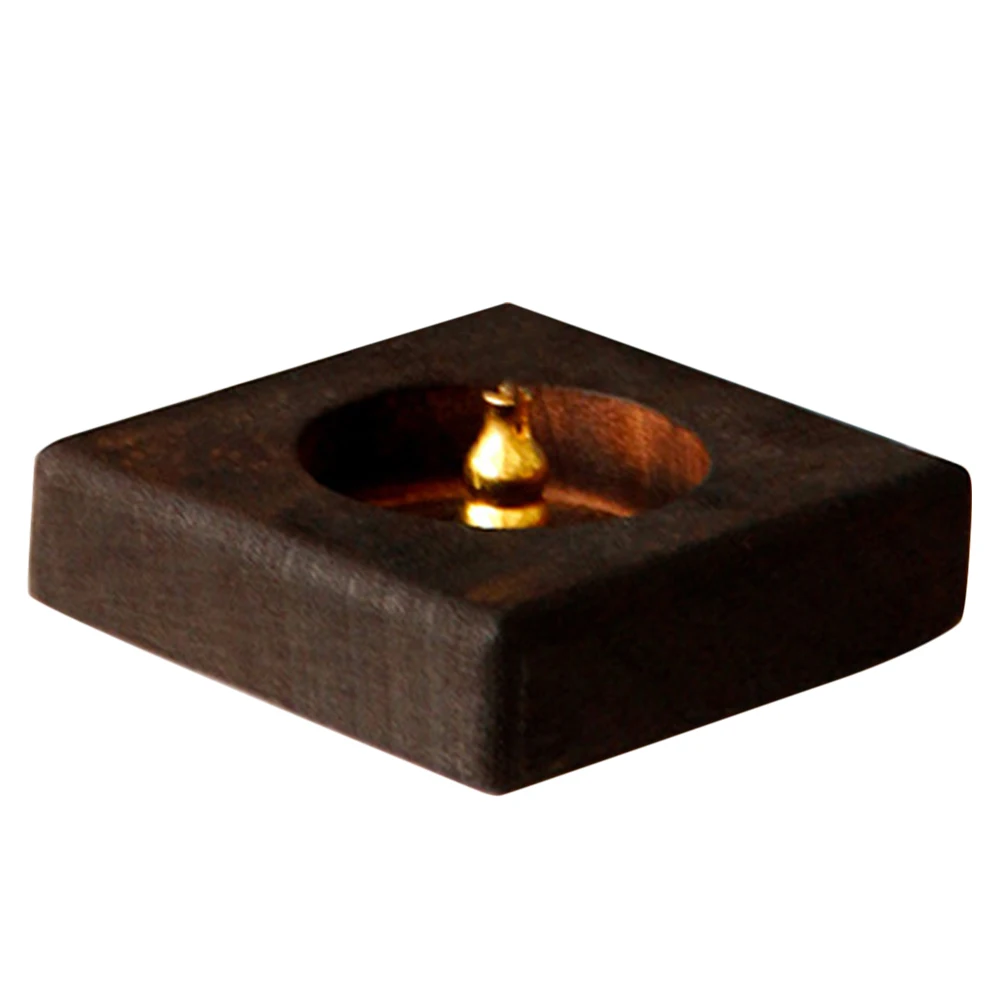 

Wooden Incense Burner Retro Square Stick Holder Censer nament Plate Desktop Display Aromatherapy Yoga Home Office Decor