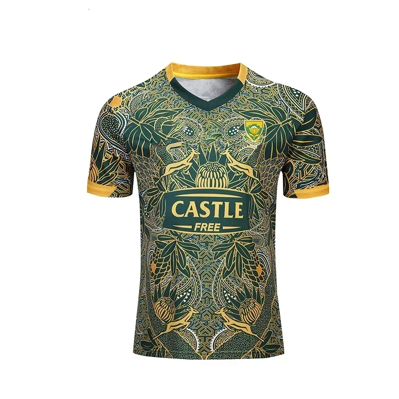 South Africa 2019 Centennial EditionMen\'s Rugby Jersey Sport Shirt S-3XL Customize