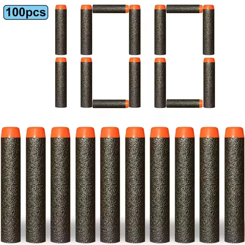 100/50 Stück 7,2 cm Nachfüll-Darts-Kugeln für Nerf N-Strike Elite Series Blasters Gun Soft Bullet Foam Guns Zubehör Kinderspielzeug