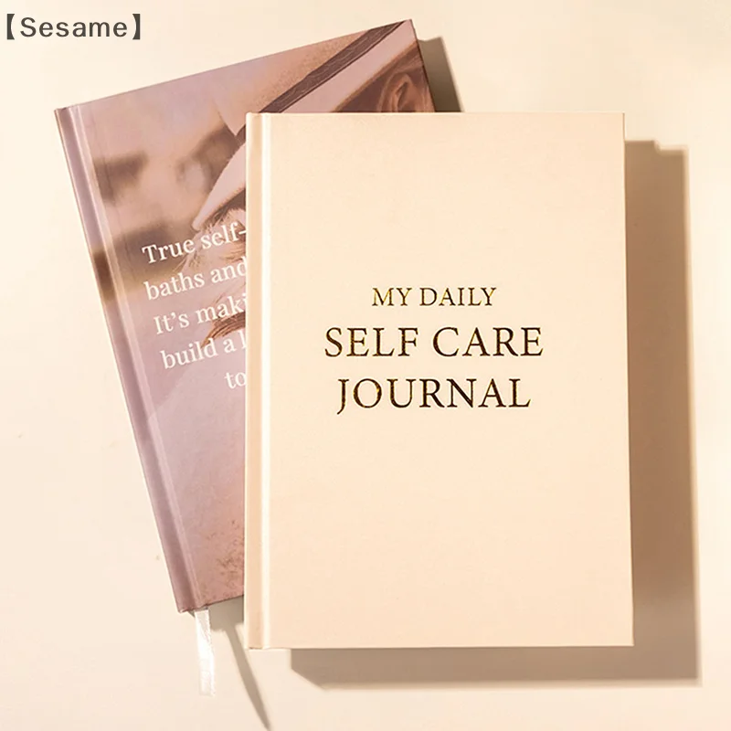 Daily Planner Notebook Self-Care Caring For Yourself Reflection Guide Notepad Women's Journal With Self-Reflection Guide