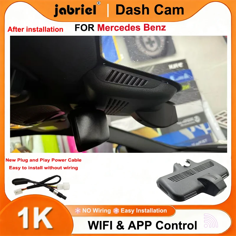 DashCam 1080P Plug and Play Car DVR For Mercedes Benz C Class c220d c250d c300 c350 c400 2014-2016 glc250d glc43 glc63 x253 c253