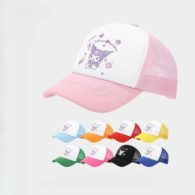 

Kuromi Kids Sun Hat Sanrio Cute Baby Cap UV Protection Summer Unisex