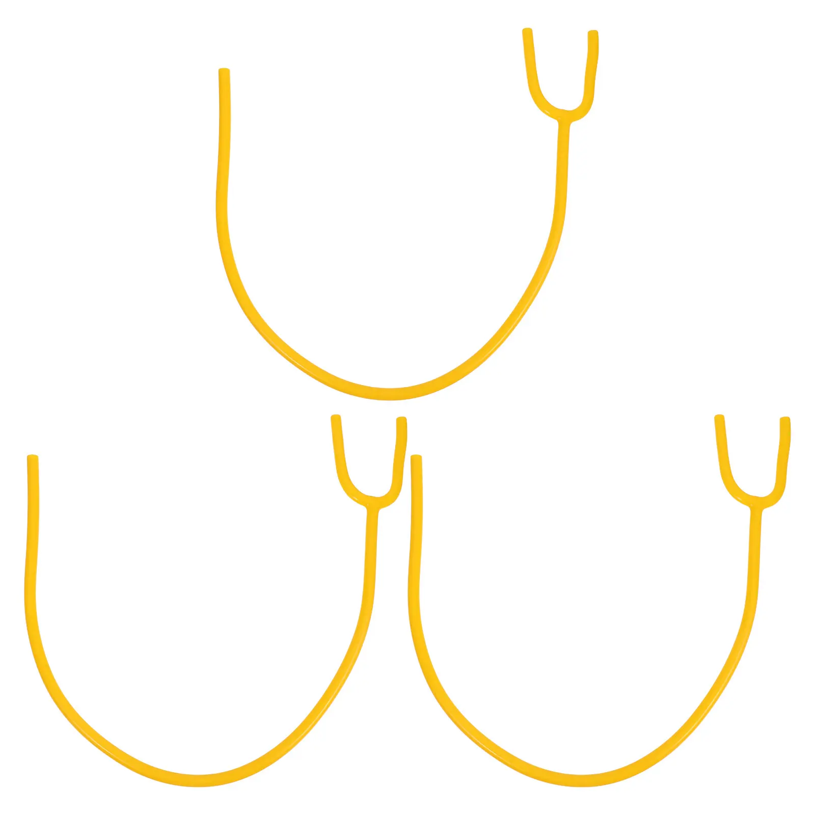 

3Pcs Stethoscope PVC Replacement Tubes Y Shaped Soft Flexible Durable Medical Accessory Clear Sound Transmission