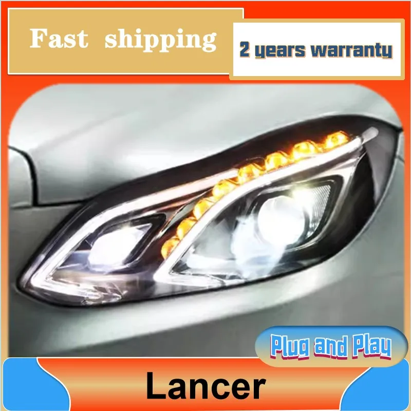 

Car Styling for Mercedes W212 Headlamp 2010-2016 E200 Head Light Benz E260 DRL Turn Signal Low High Beam Projector Lens