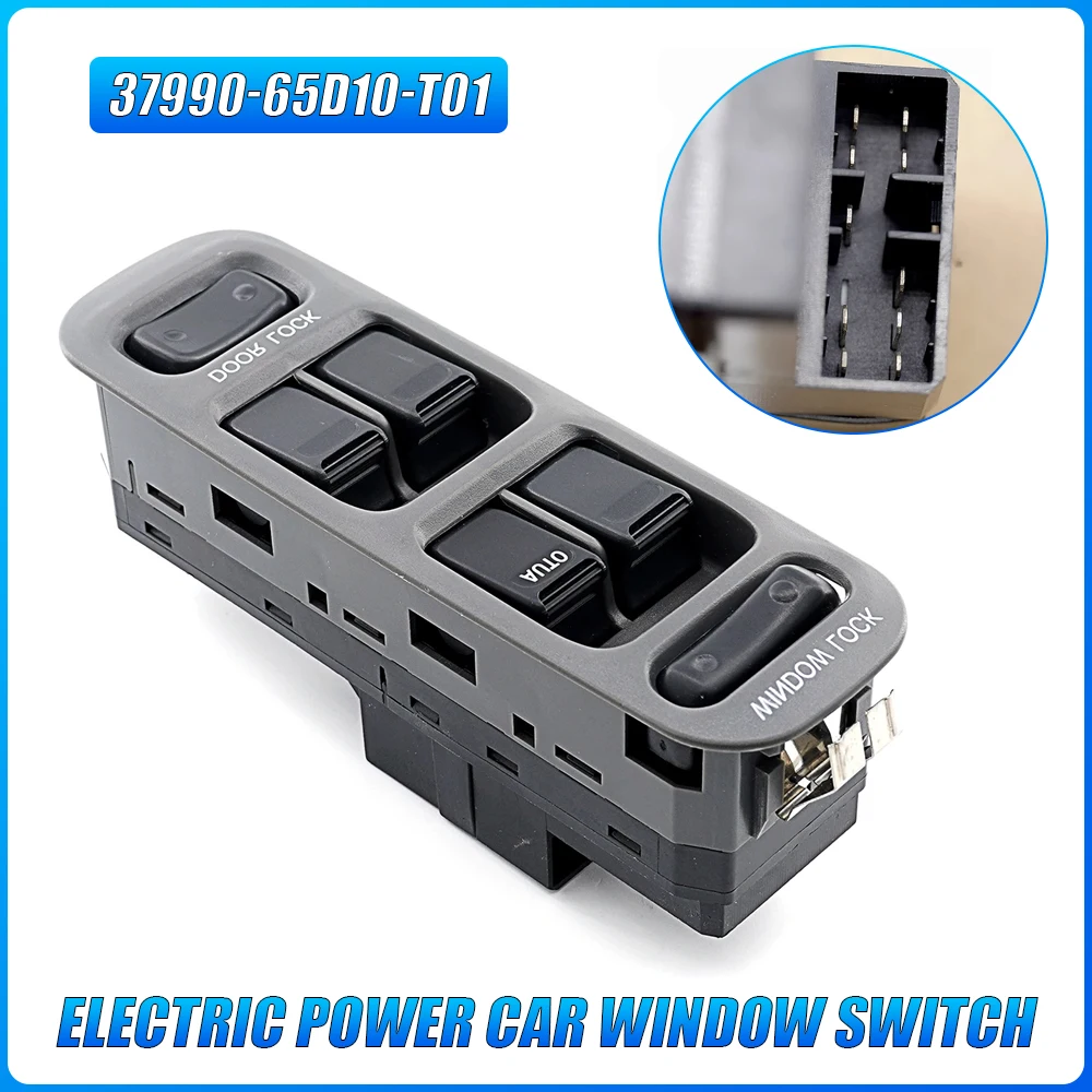 

Электрический переключатель стеклоподъемника автомобиля 37990-65D10-T01 для Suzuki Grand Vitara Baleno XL-7 Chevrolet Tracker 37990-75F00-T01