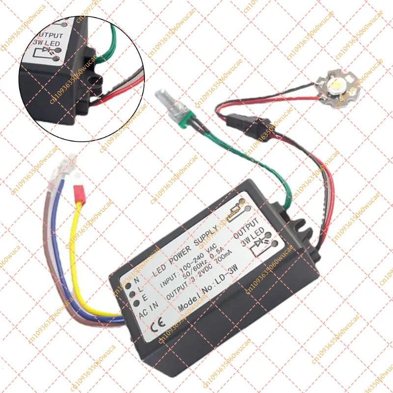 1Pc 3W 5W LED Microscope Power Supply Adjustable Dimming Light Source Tool Accessories