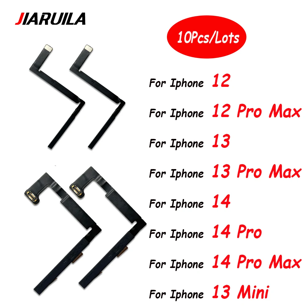 10Pcs，Tested Battery Protective Board Flex Cable For Iphone 14 13 12 Pro Max 12 13 Mini 14 Plus Phone Battery Protect Board