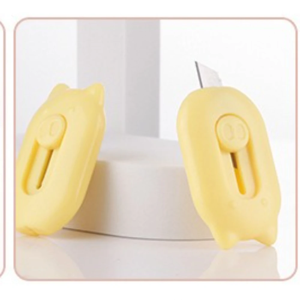 Creative Mini Cartoon Utility Knife Convenient High Appearance DIY Handcraft Paper Cutter Office Express Unboxing Tool Gadget