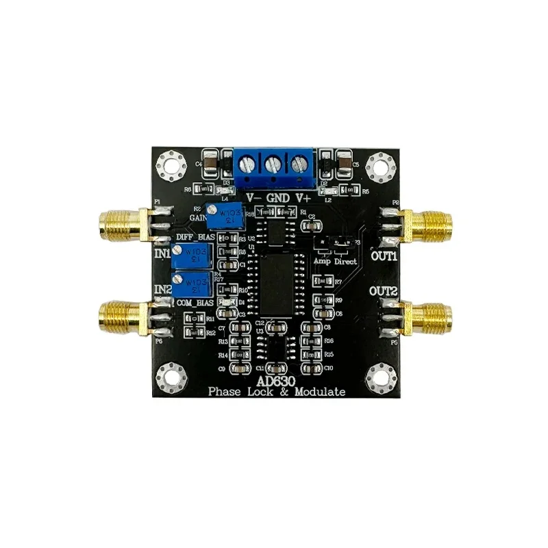 AD630 Balanced Modulator Lock-In Amplifier Module, for Weak Signal Detection & Phase-Sensitive Demodulation