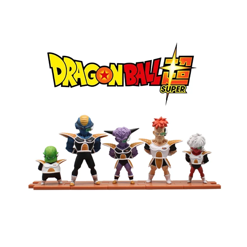 5pcs Dragon Ball Z Ginyu Force Figures Ginyu Recoom Jeice Burter Guldo Anime Model Toys Pvc Statue Collection Ornament Doll Gift