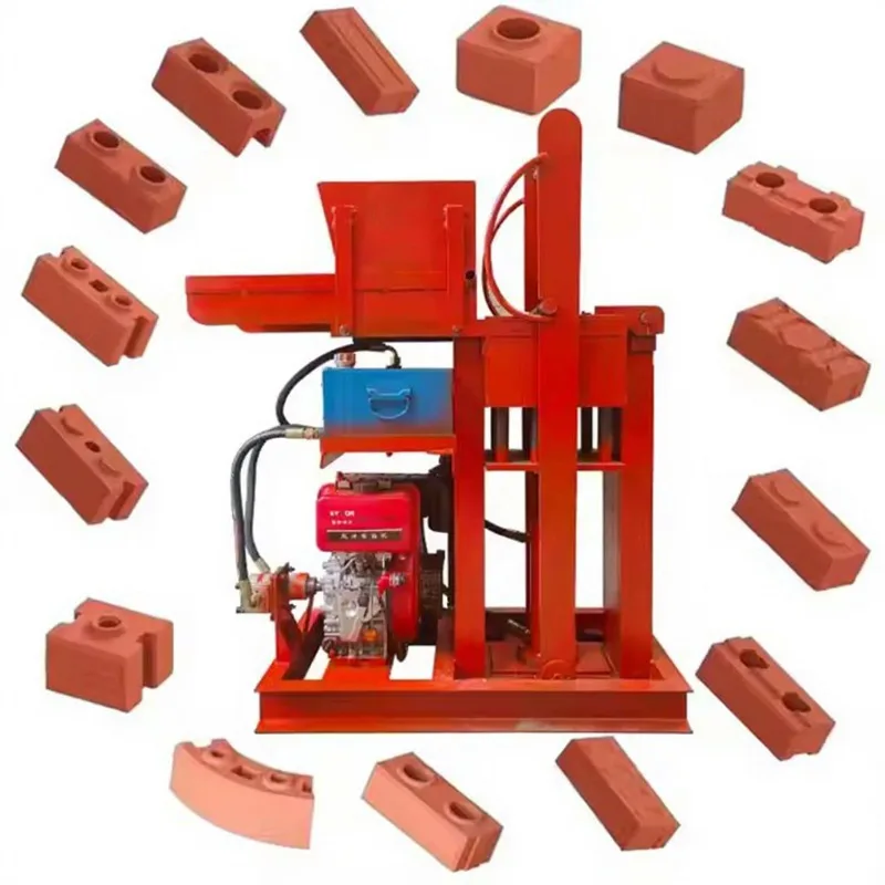 Hydraulic Clay Ecological Block Making Machine Brick Making Machinery Clay Block Molding Machine