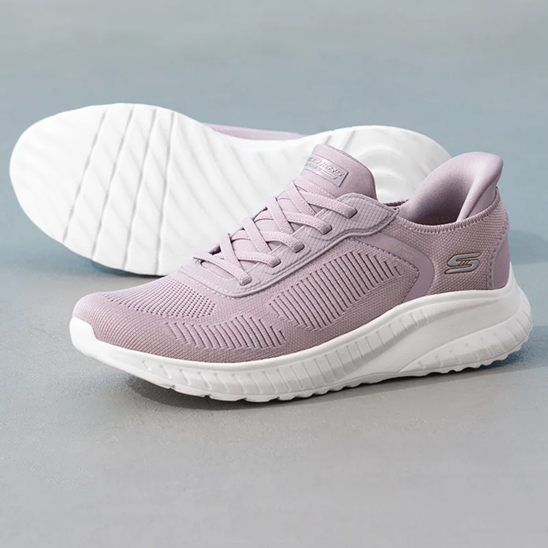 Skechers Zapatos deportivos para mujer, para correr, entrenamiento físico, amortiguación, resistentes al desgaste, ligeros, transpirables, zapatos casuales de moda 117497-Lav