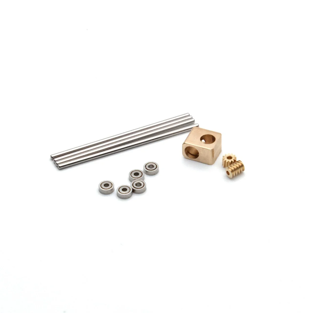 0.2M Turbine Worm Gear Micro 90° Transmission Box 12-Times Reduction Mechanism Gearbox DIY Car Model