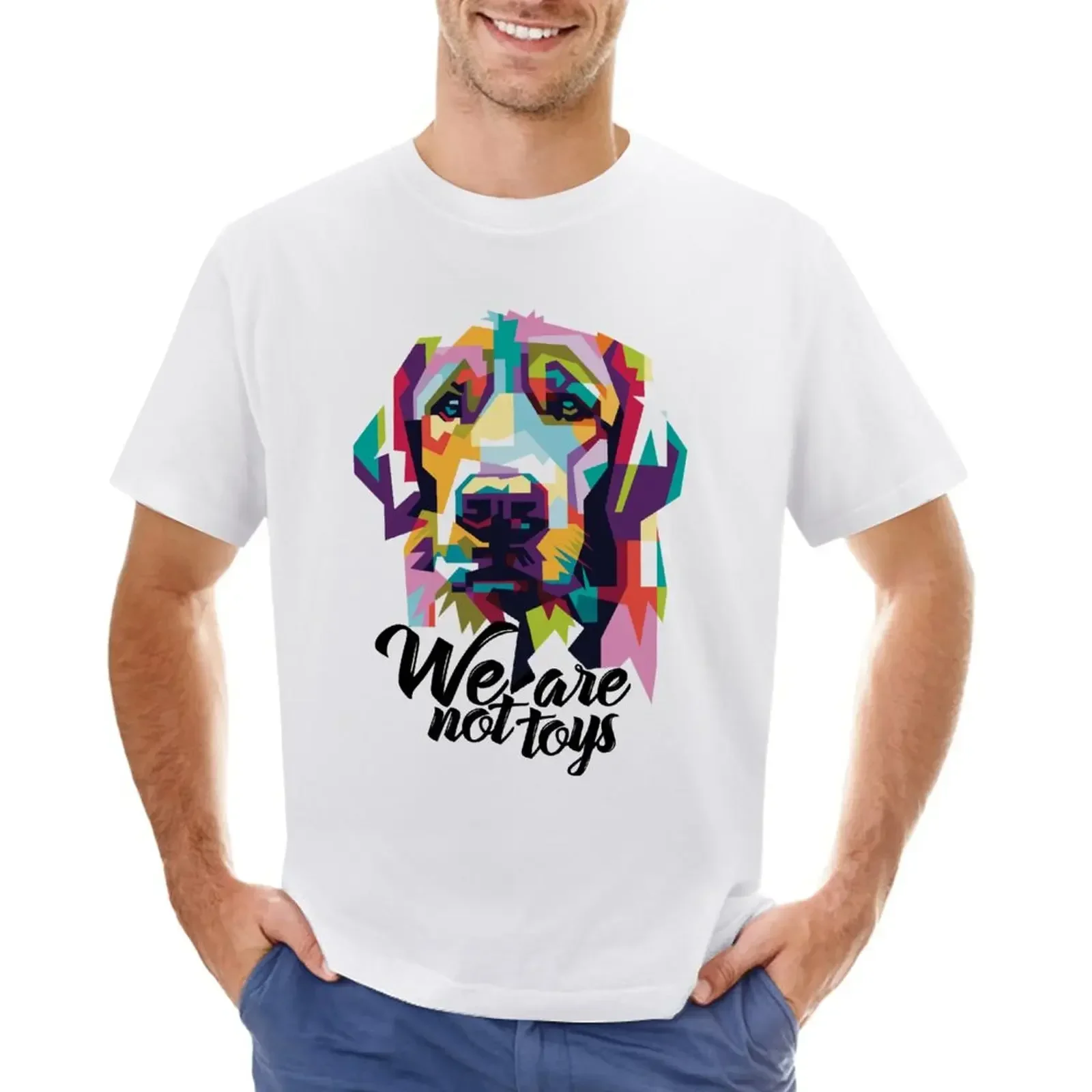 We Are Not Toys - Animal Rights T-Shirt customs design your own Aesthetic clothing tees korean fashion T-shirts for men cotton