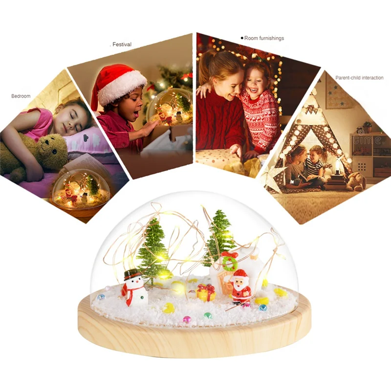 Luz nocturna DIY, regalos de luz navideña DIY para niñas y niños de 4 a 12 años, para cumpleaños y Navidad