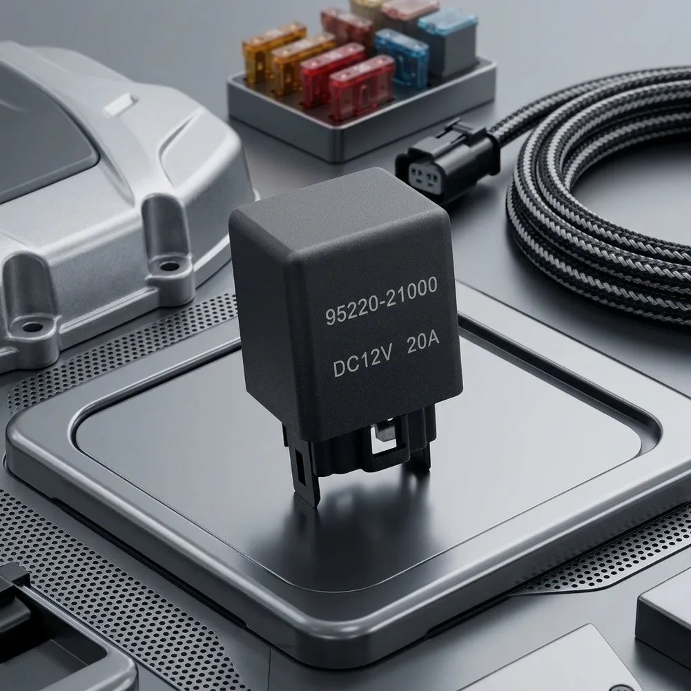 Oil Pump Control Switch Car Relay 95220-21000 For Engine Management Systems Heat Resistant Engineering Plastic