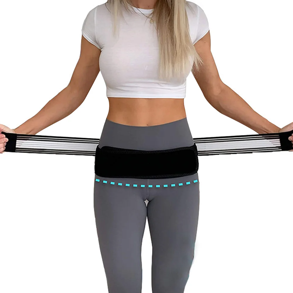 110cm 120cm 140cm Sacroiliac SI Joint Hip Belt Lower Back Support-Hip Braces for Hip Pelvic Support Belt Sciatica Pelvis Lumbar