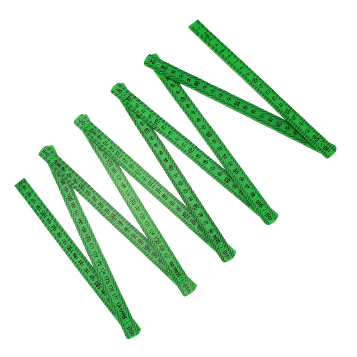 Plastic Folding Ruler 1M Measuring Tape Foldable Measure Stick Pocket Size Accurate Scale Cm Mm Engraved Both Sides Long