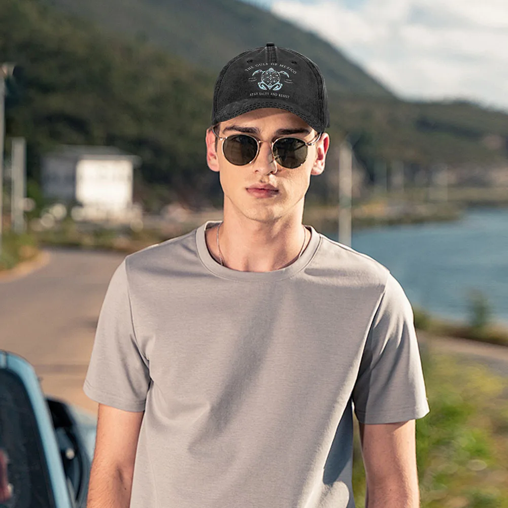 

Washed Cotton Baseball Cap Vintage Golf Dad Hat Adjustable Trucker Hat Trucker Cap Outdoor Sports Sun Hat for Men Women Unisex