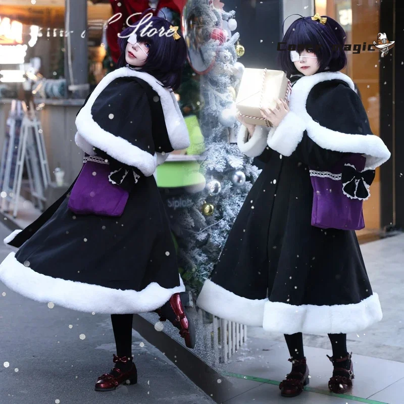 

Anime Takanashi Rikka Cosplay Costume Love Chunibyo & Other Delusions Takanashi Rikka Winter Coat cloak female