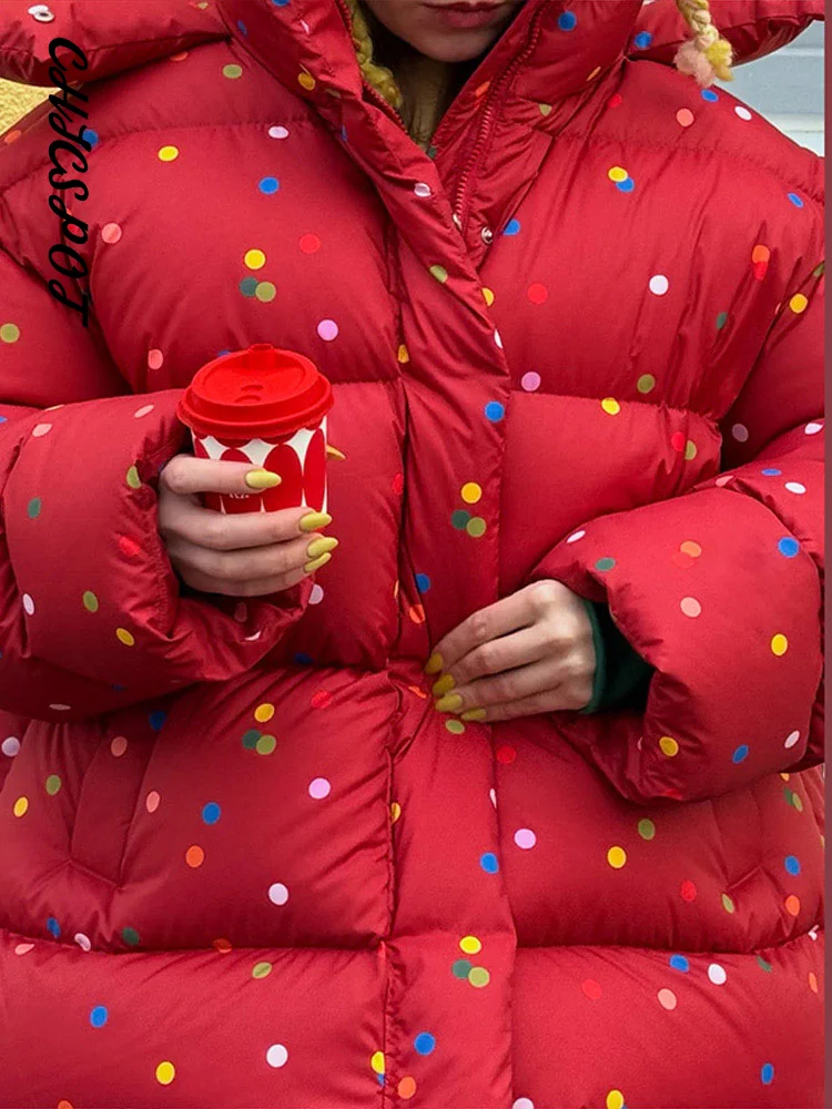 Women’s Oversized Coats Print Hooded Padded Jackets Winter Female Stand Collar Long Sleeve Zipper Loose Puffy Coat New Outerwear 6 Women's Oversized Coats Print Hooded Padded Jackets Winter Female Stand Collar Long Sleeve Zipper Loose Puffy Coat New Outerwear 6