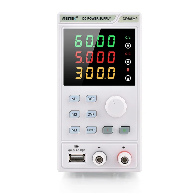 Banc d'alimentation à faible ondulation Four-251, 60V, 5A, 300W, fonction en option, commutation réglable, alimentation de laboratoire, AC, DC