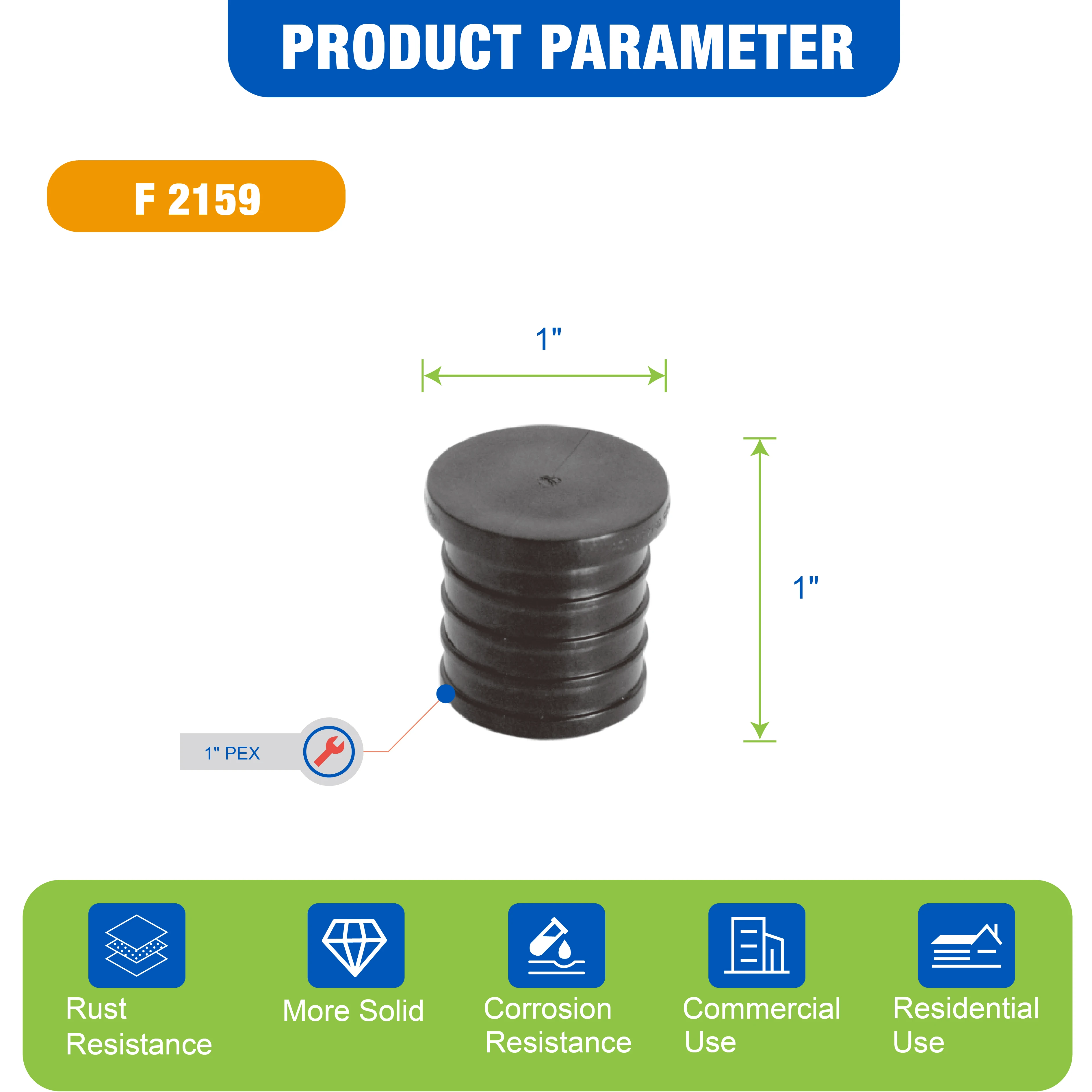 KING SMART Crimp/F2159 PEX 1