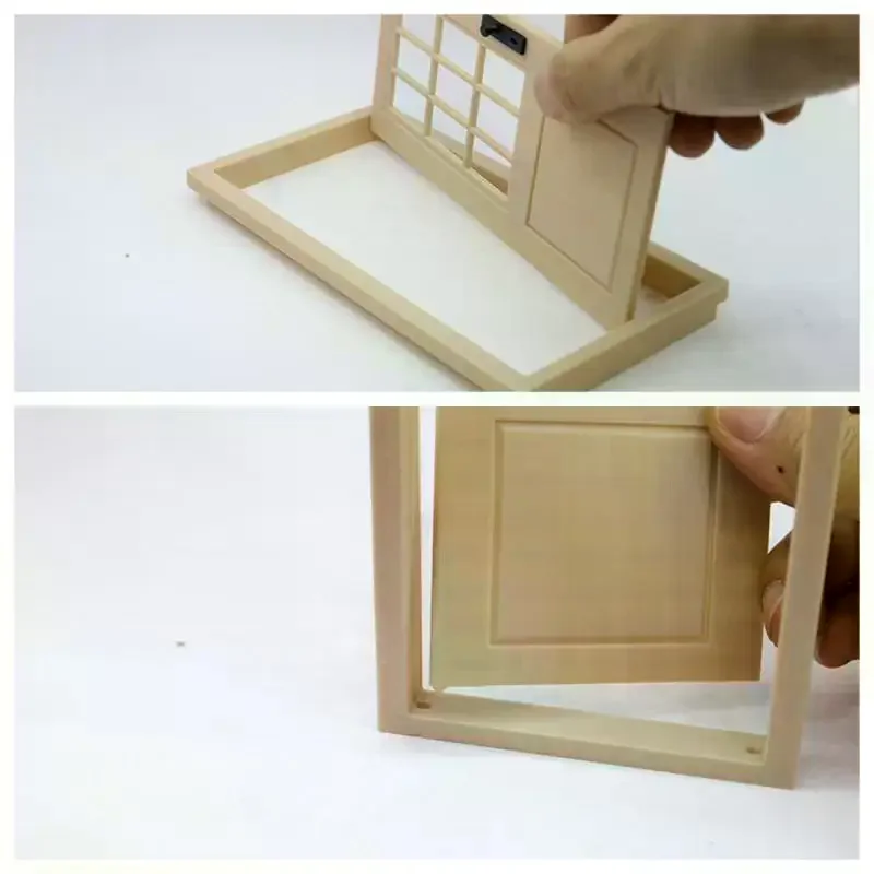 1 pezzo 1:12 simulazione casa delle bambole porta semplice mini porta apribile modello casa delle bambole accessori per mobili in miniatura