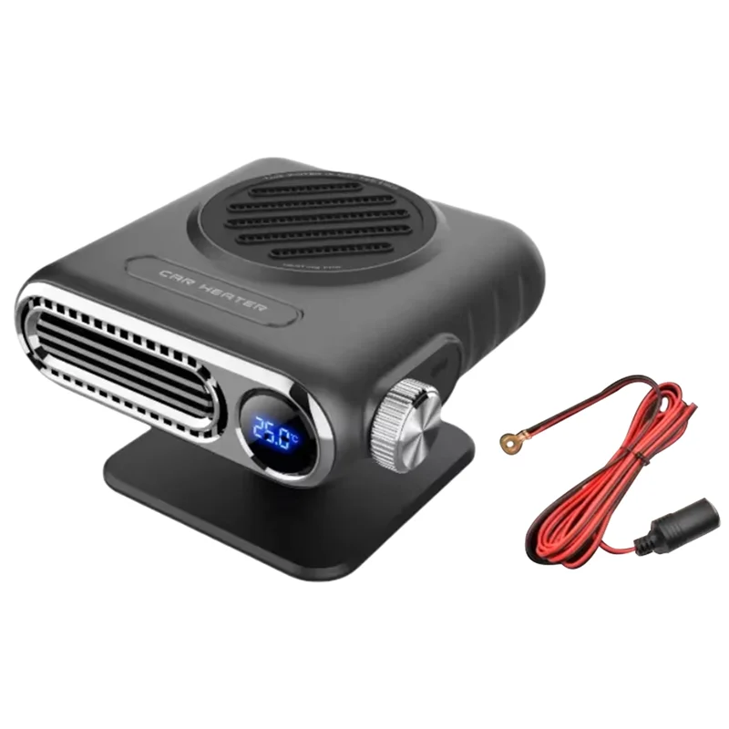 

Car Heater Portable Electric Heating Fan Automatic Windshield Dryer Defogging Demister Defroster Heater For Car