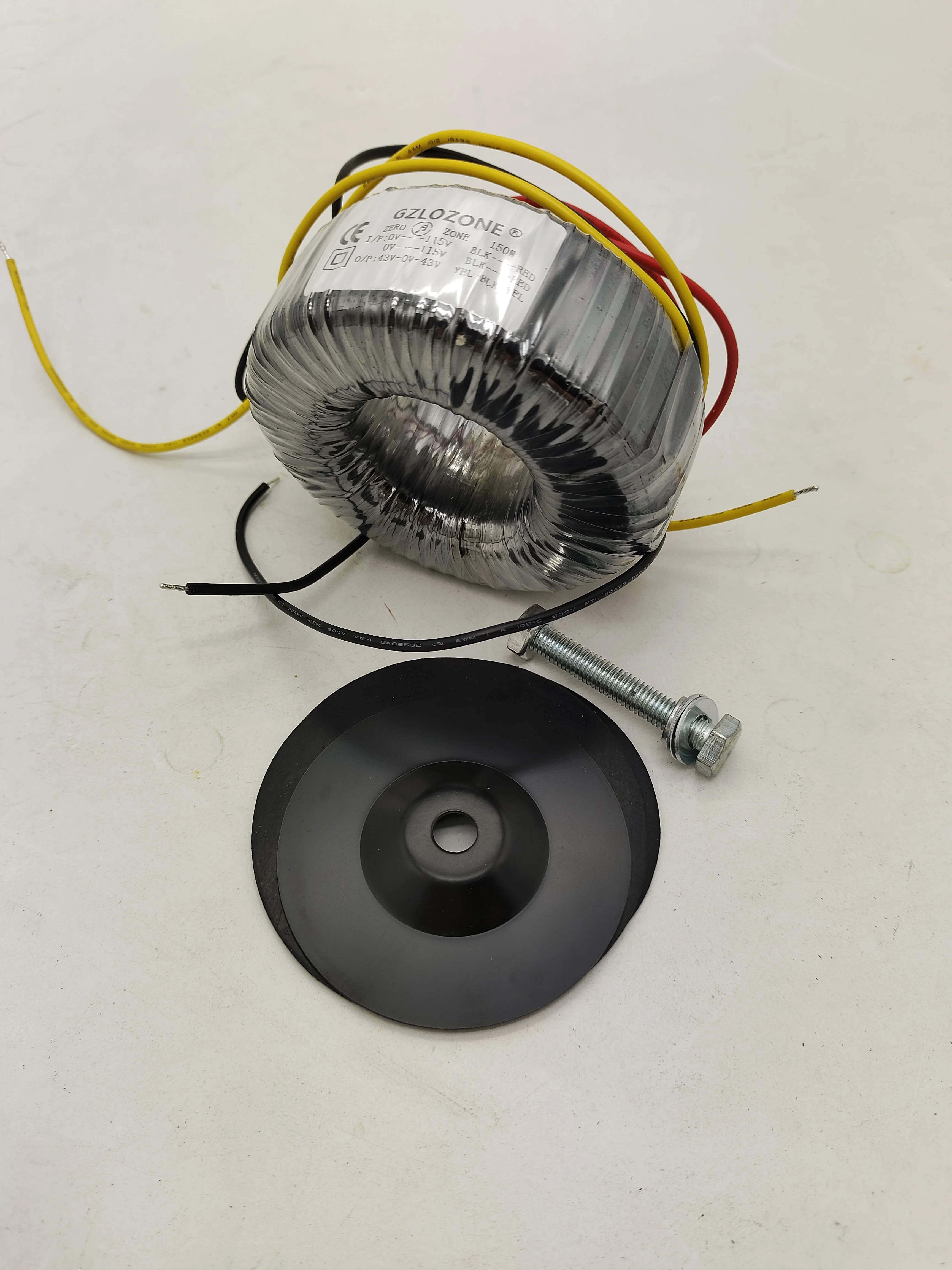 150VA เสียง DIY Pure CopperToroid อินพุตหม้อแปลง: 0-115V-230V เอาต์พุต: 43V-0-43V สามารถ Custom เอาท์พุทแรงดันไฟฟ้า Pls เชื่อมต่อ