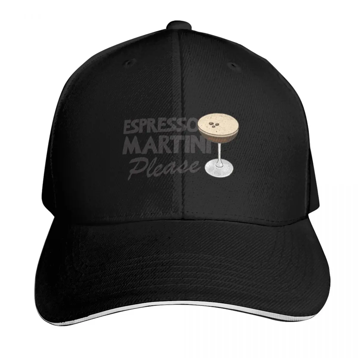 Espresso Martini Please Baseball Cap Unisex for Men Women Outdoor Golf Running Hiking Summer Beach Travel