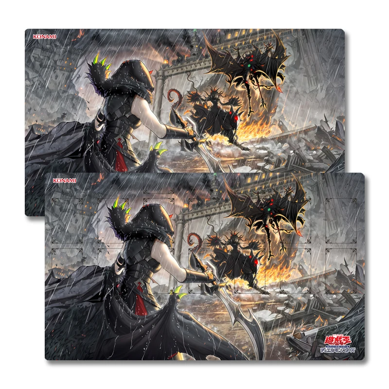 

Игровой коврик Yugioh Azamina Debtors Yu-Gi-Oh! TCG OCG Коллекционные карточные игры Коврик Duel Plate Резиновый коврик для карт Коврик для мыши