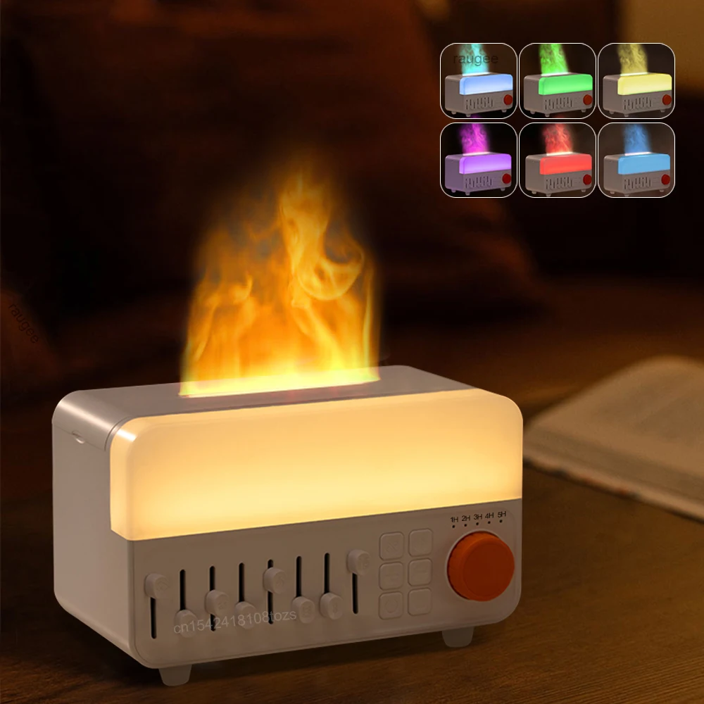 

Air Aroma Humidifier White Noise Ultrasonic Essemtial Oil Fragrance Diffuser for Bedroom Air Humidifier with LED Colorful Light