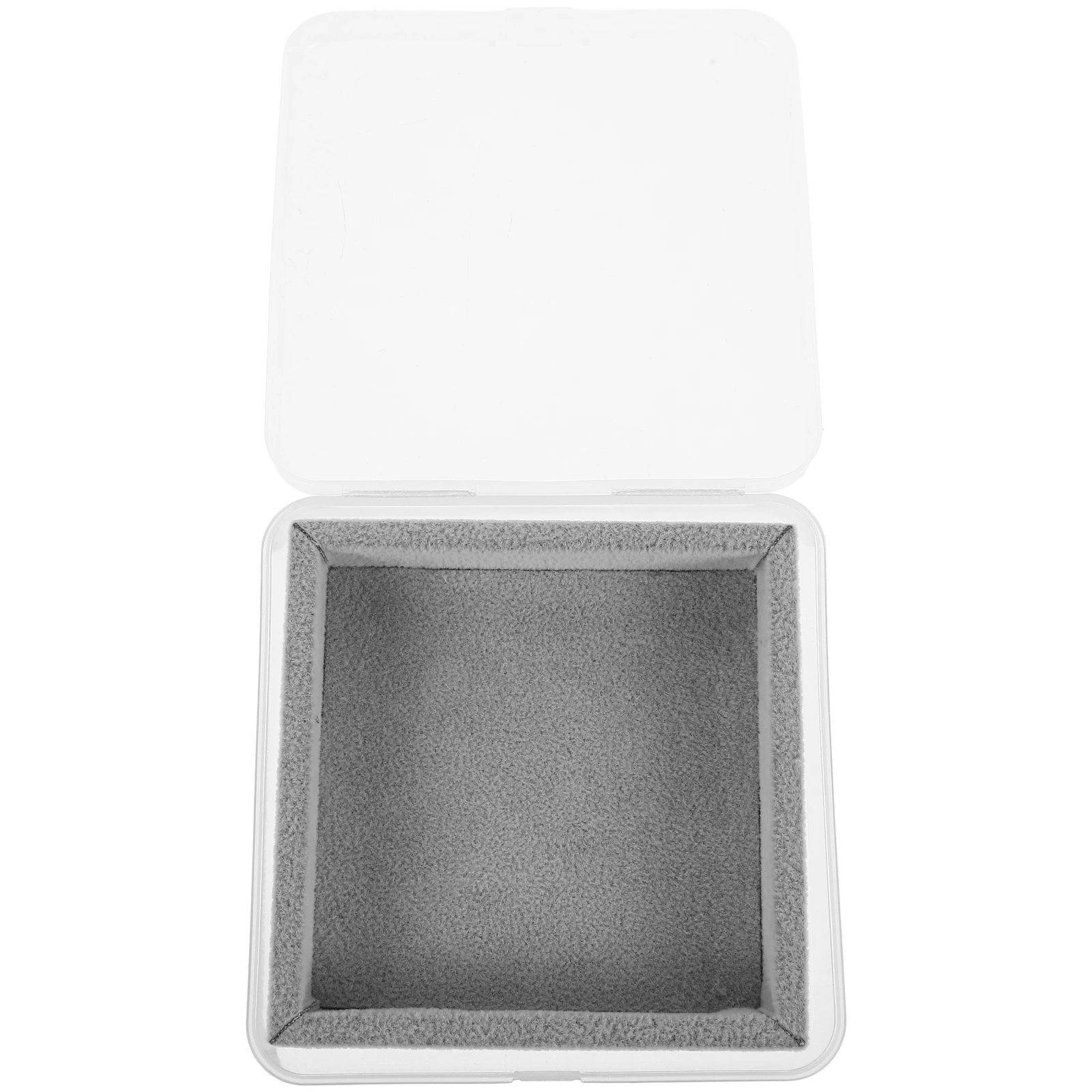 

Jewelry Storage Box Tray with Lid Display Organizer for Drawer Earring Holder Cases