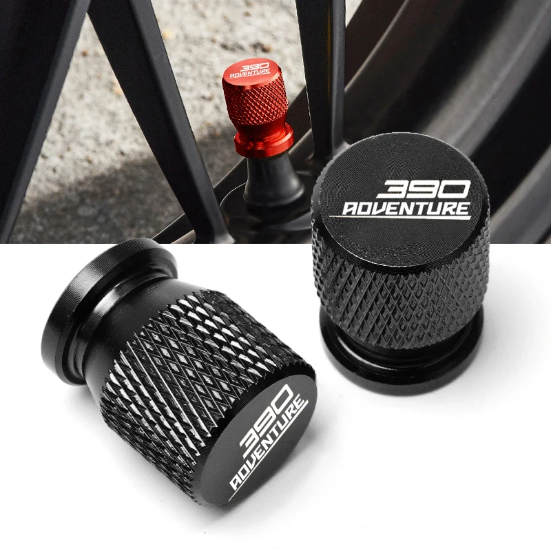 

2 Pcs Motorcycle Tire Valve Air Port Stem Cover Caps CNC Aluminum Accessories For KTM 390 ADVENTURE 390 ADV 390ADV 390adventure