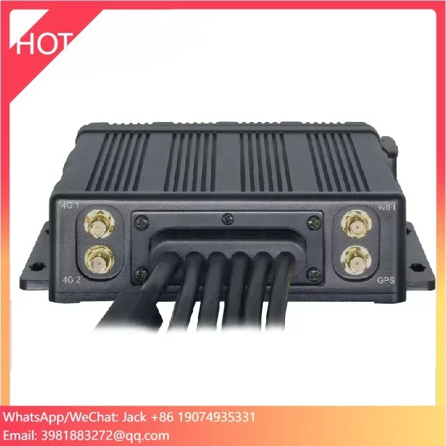 กล้องบันทึกภาพเคลื่อนไหวแบบเคลื่อนที่ 4 ช่อง รองรับ 3G/4G WIFI/GPS พร้อมการ์ด SD 128GB และ SSD 1TB