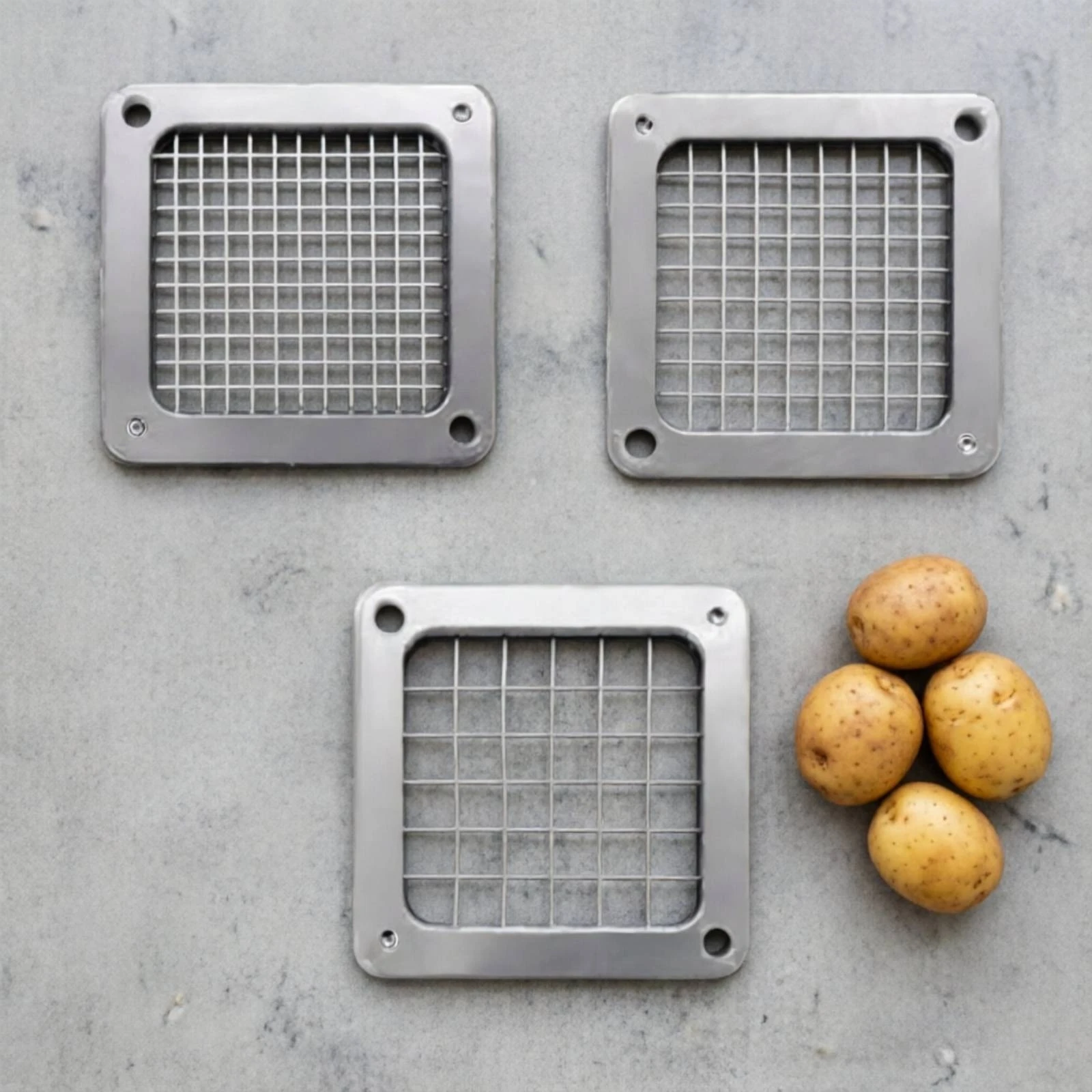 Home Cooking In French - Potato Cutter with Interchangeable Blades Countertop