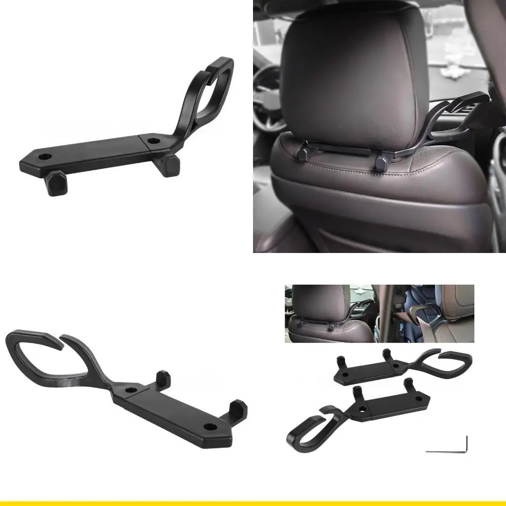 SZCH 1 Pair Belt Holders With Hooks For Car And SUV Interior Organization