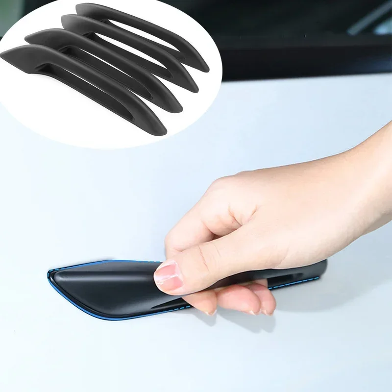 For Tesla Model 3 Y Antifreeze Door Handle Frost-proof Handle Sticker Patch Cover ABS 4PCS Doorknob New Model3 Highland 2024