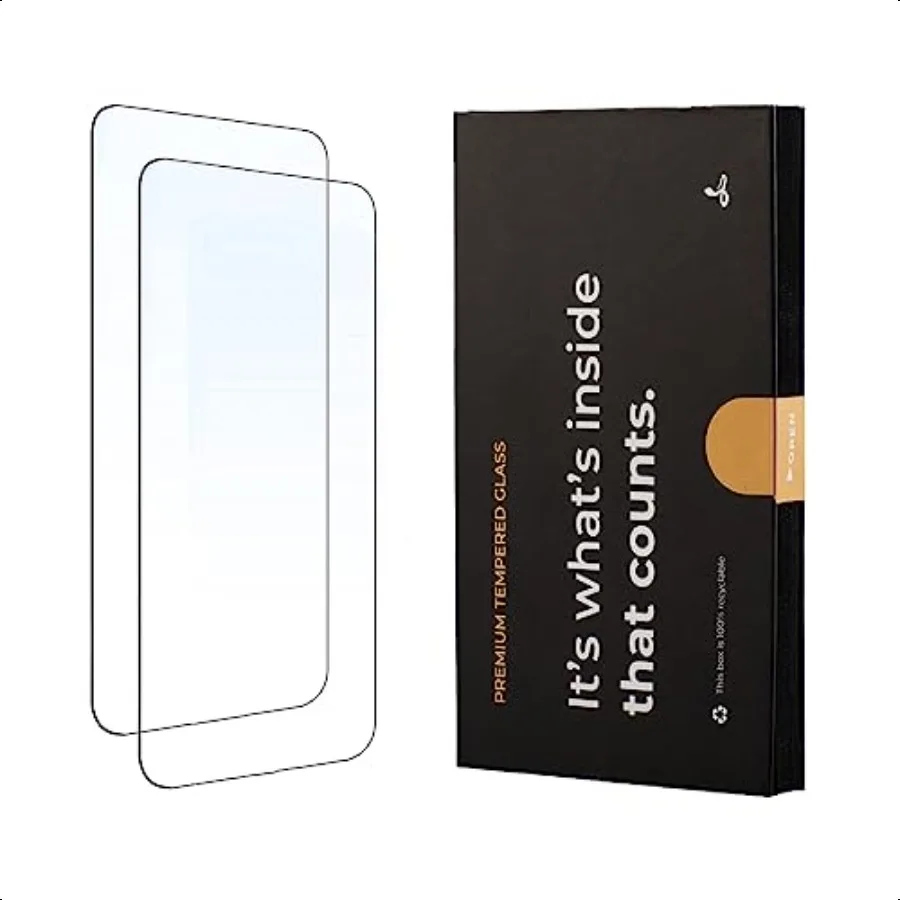 

Snakehive Tempered Glass Screen Protector for iPhone 14 Pro Max Premium Mobile Phone Screen Protectors ImpactProtection AntiSha