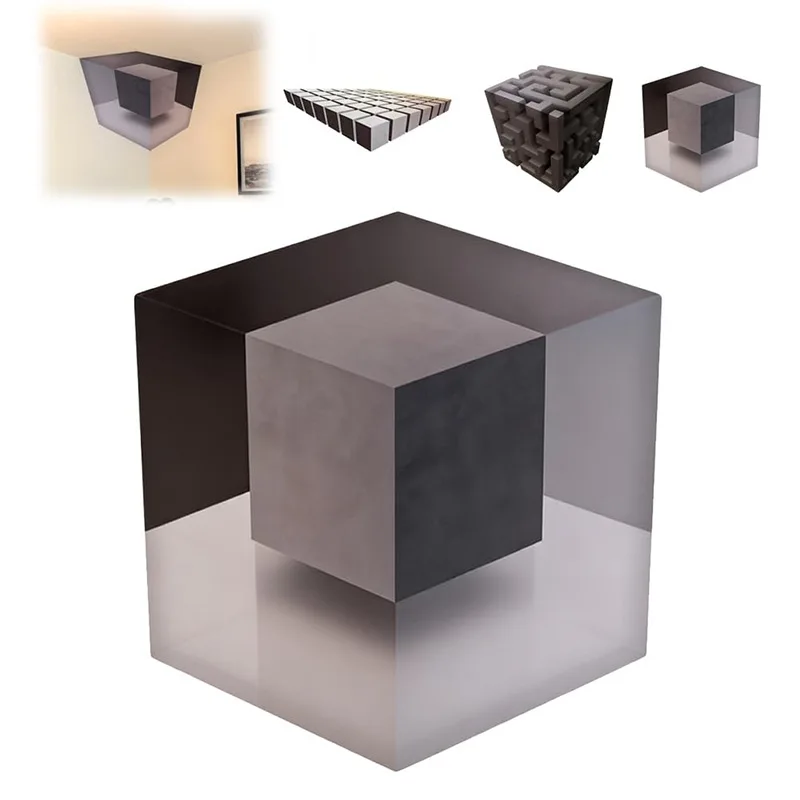 Impossible Corners Wall Art That Reshapes Reality Illusionary Creative 3D Wall Art Stickers Home Decoration New Year Decoration