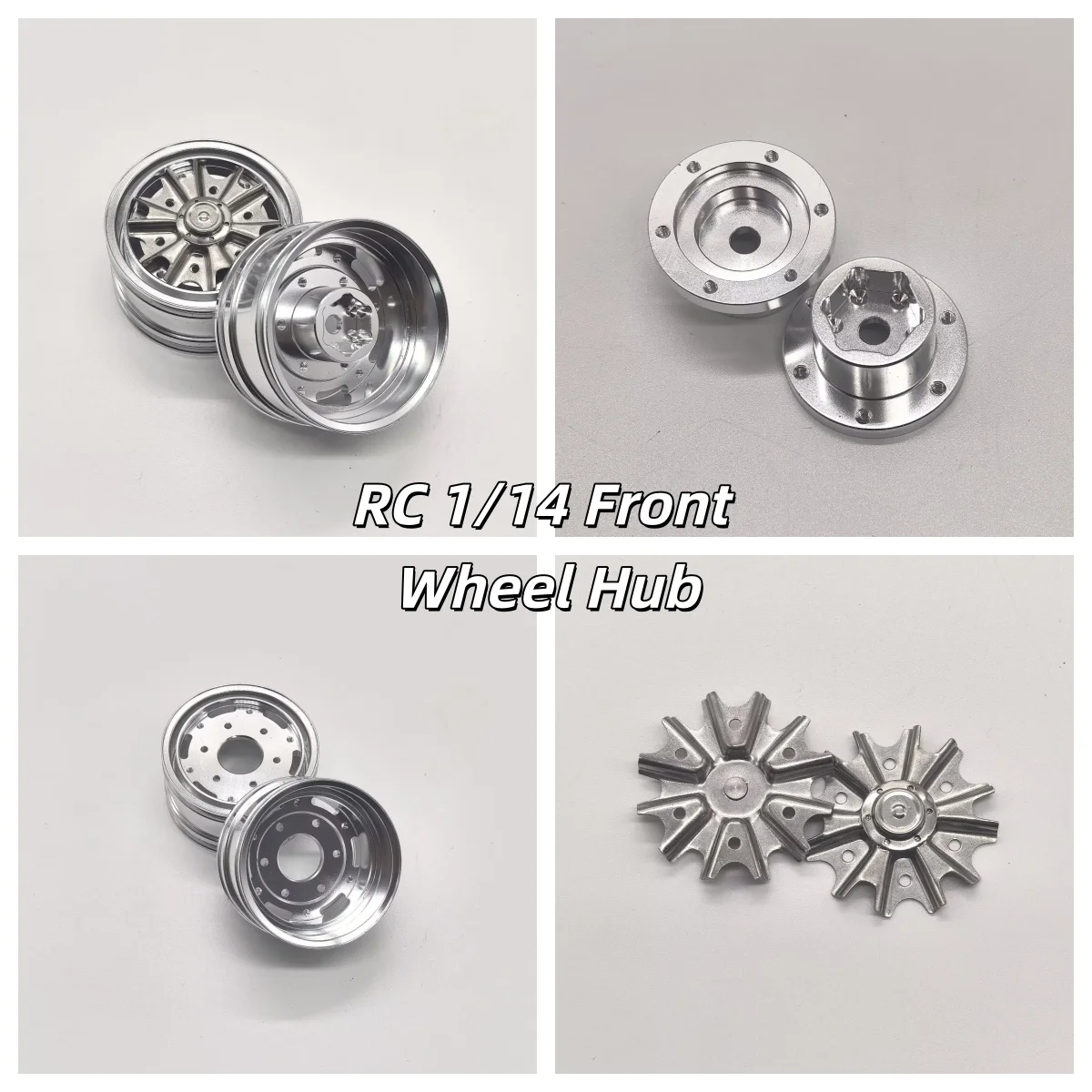 1/14 American RC Truck Aluminum Alloy Front Wheel King Pin For Tractor Tow Head Upgrade Parts