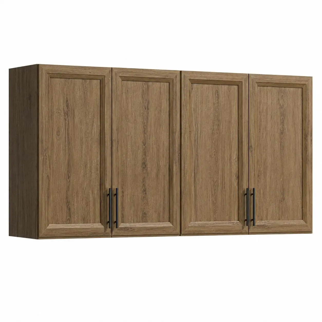 Wall Cabinet with Adjustable Shelf & Shaker Doors for Laundry Bathroom Kitchen Garage, 60
