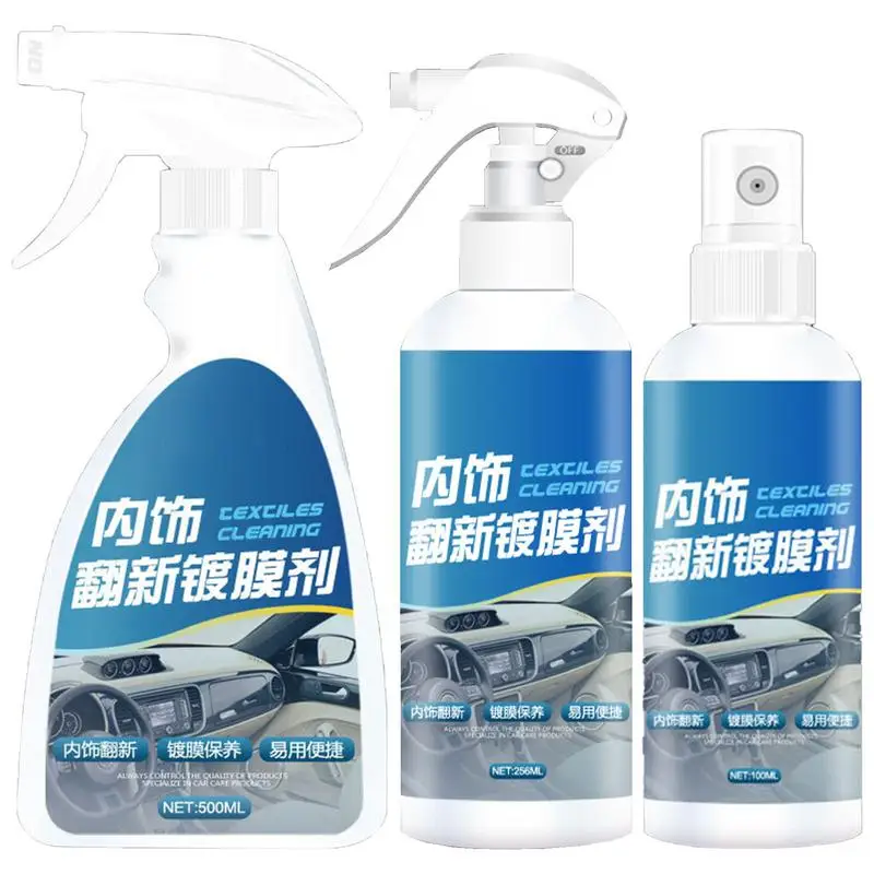 

Car Rubber Trim Restorer Leather Restorer Coating Agent Dashboard Spray Efficient Repair Long Lasting Protection For Door Panels