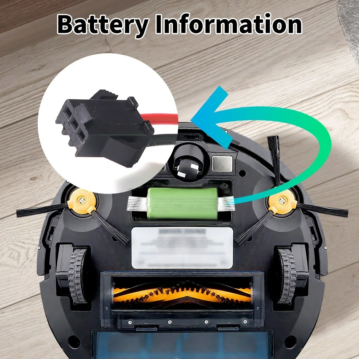14.4V 3000mAh Lithium Battery Compatible with Eufy RoboVac 11 11S 12 15C 25C 30C 35C G30 Hybrid Goovi D380 R3500