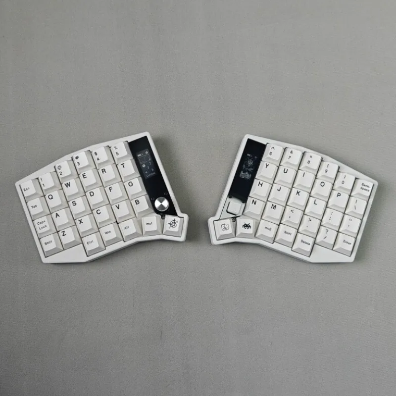 LAK Low Profile Keycaps PBT for Kailh Choc V2 MX Cross Stem Keycap Set for Sofle Corne Orthilinear Split Mechanical Keyboard DIY